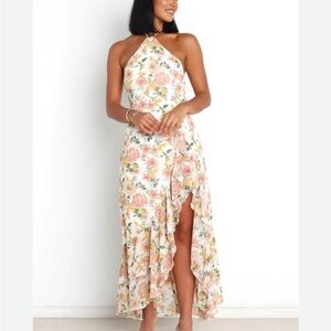 Petal & Pup Liv floral halter dress